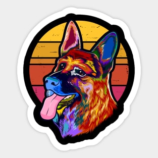 german shepherd Sticker